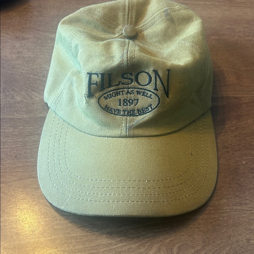 Filson Tin Cloth Logo Cap